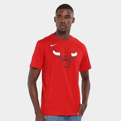 Camiseta NBA Nike Chicago Bulls Masculina - Vermelho