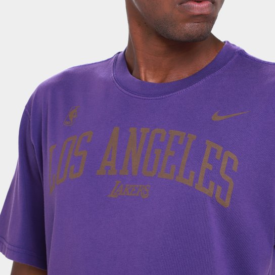 Camiseta NBA Nike Los Angeles Lakers Courtside Max 90 Masculina