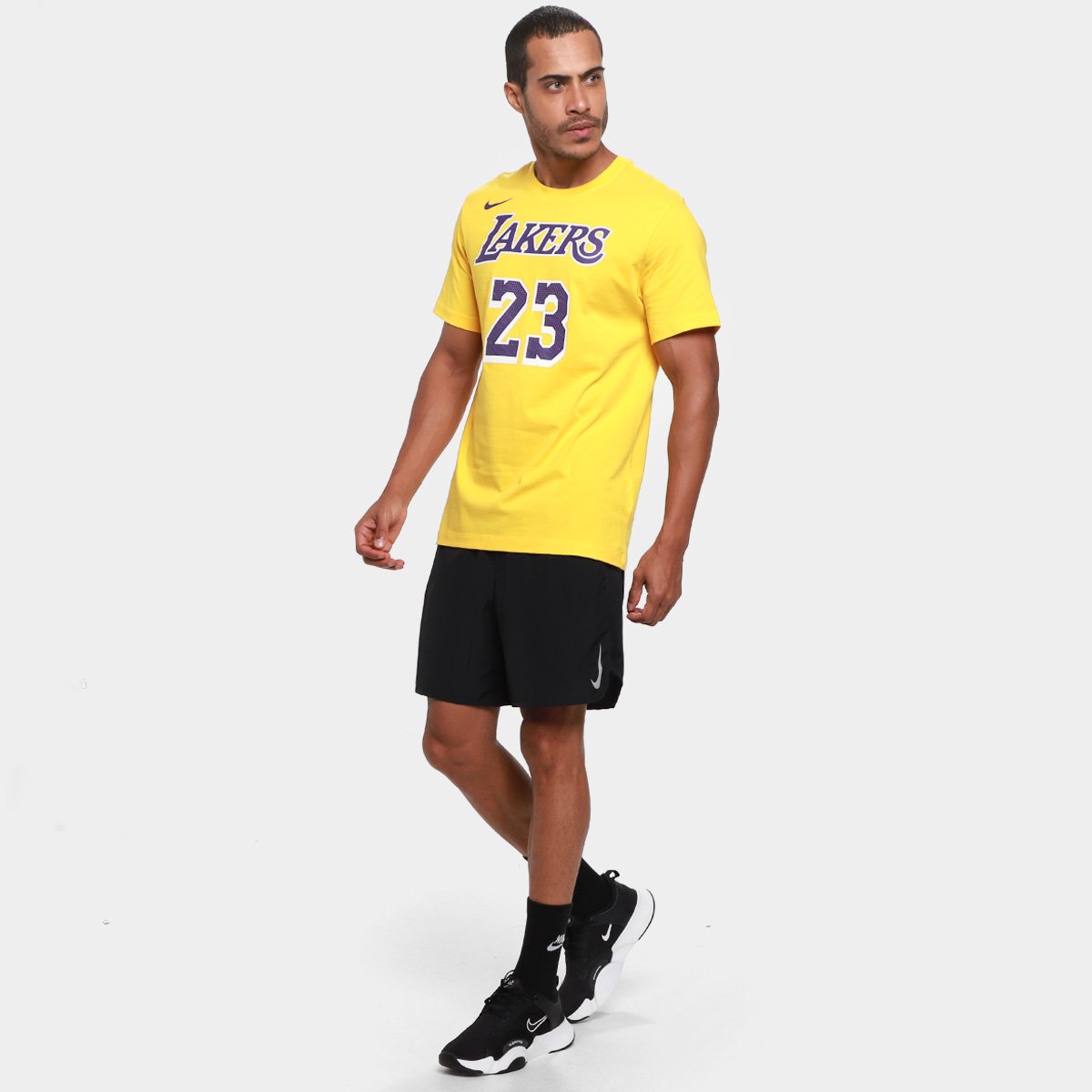 Camiseta NBA Nike Los Angeles Lakers Lebron James Nº23 - Masculina