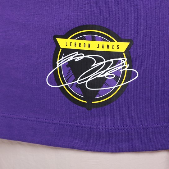 Camiseta NBA Nike Los Angeles Lakers Lebron James Select Masculina