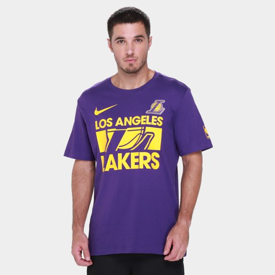 Camiseta NBA Nike Los Angeles Lakers Masculina