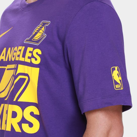 Camiseta NBA Nike Los Angeles Lakers Masculina