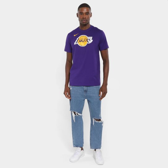Camiseta NBA Nike Los Angeles Lakers Masculina