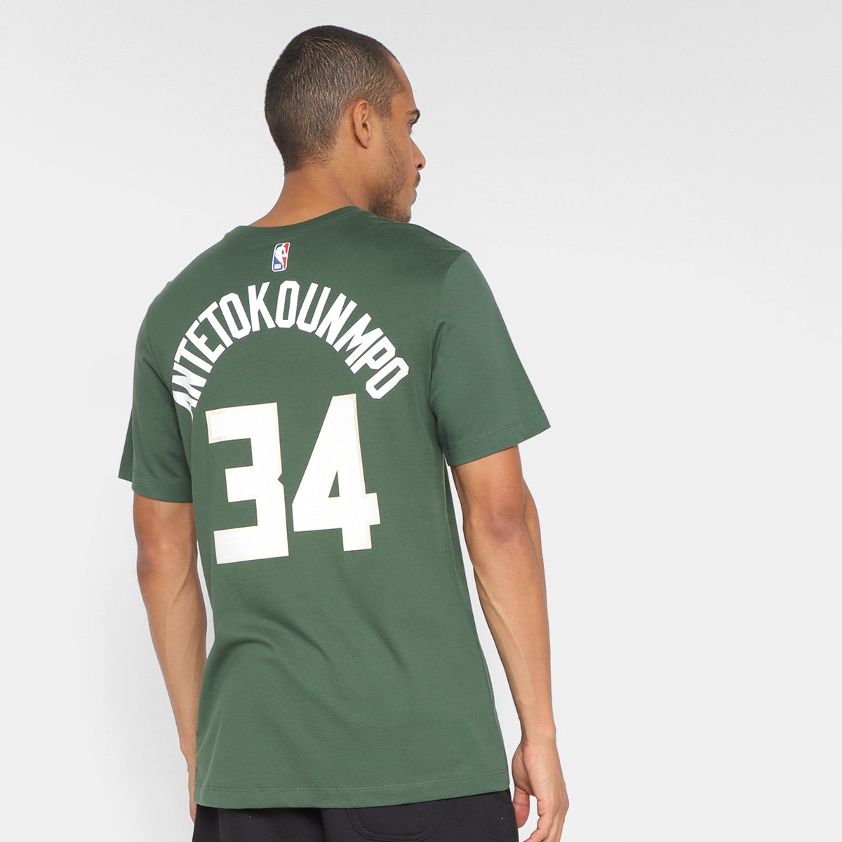 Camiseta NBA Nike Milwaukee Bucks Giannis Antetokounmpo Nº 34