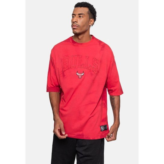 Camiseta NBA Oversize Chicago Bulls Masculino