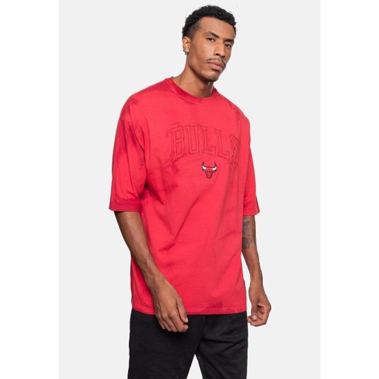 Camiseta NBA Oversize Chicago Bulls Masculino