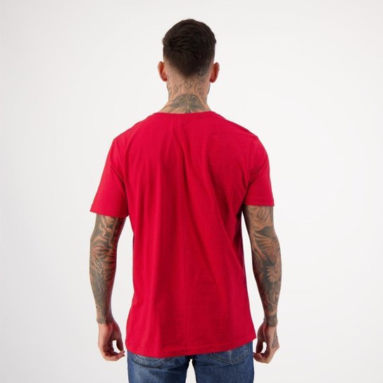 Camiseta NBA Psicodelic Chicago Bulls Vermelha