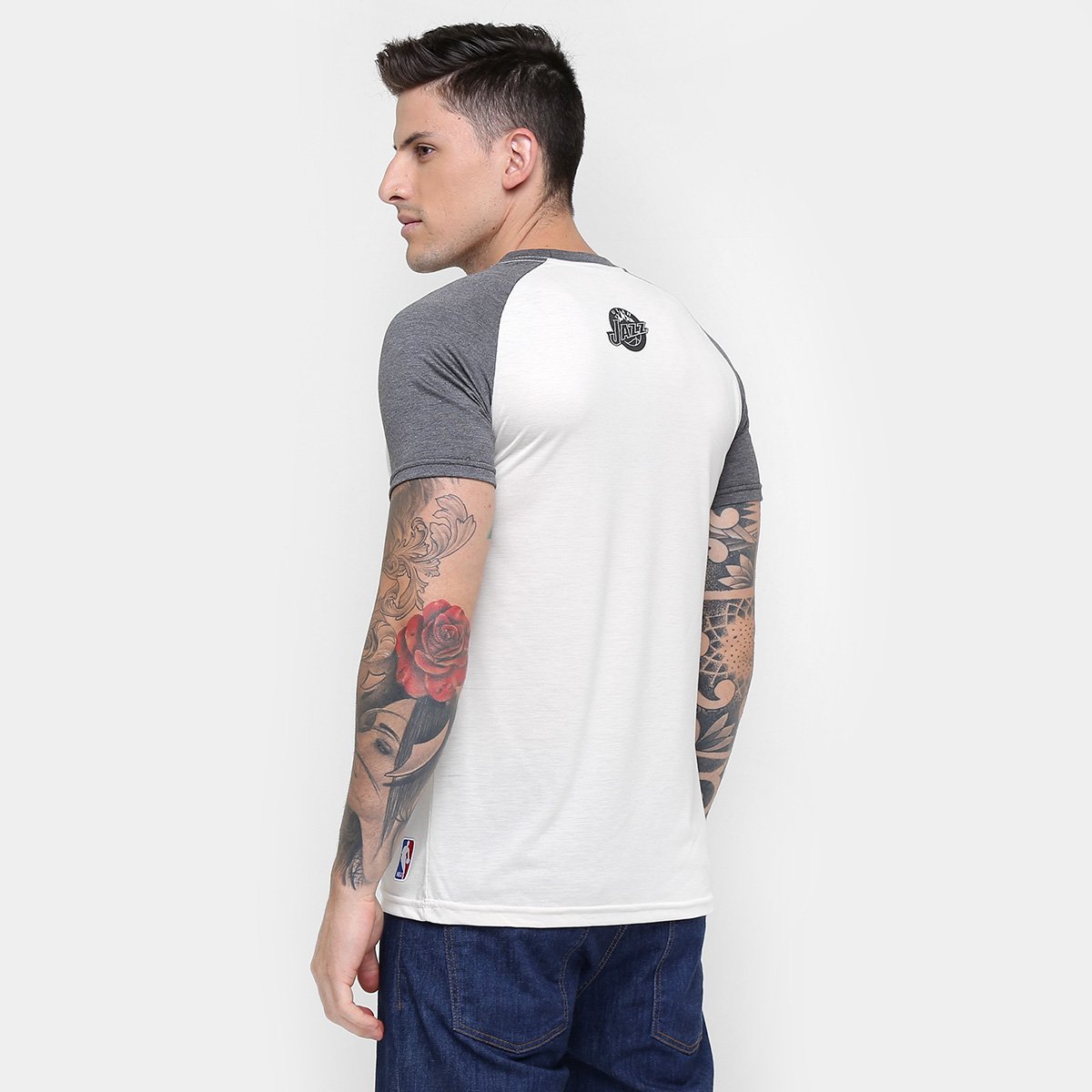 Camiseta NBA Raglan Retro Utah Jazz - Loja NBA