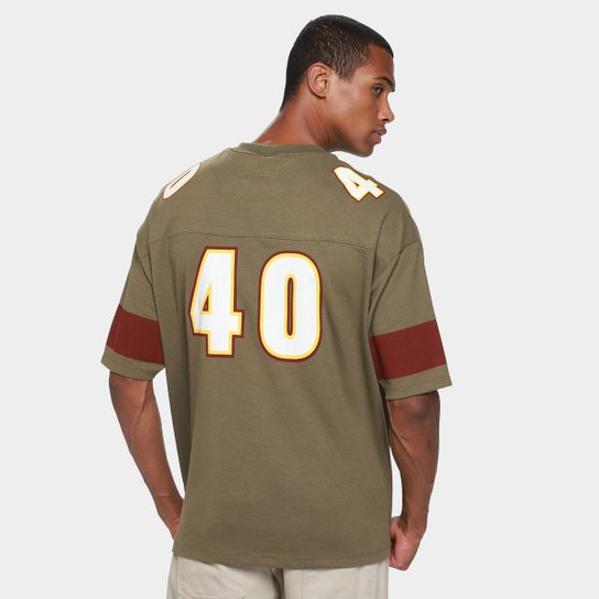 Camiseta NBA Seattle SuperSonics Football Mitchell & Ness Masculina