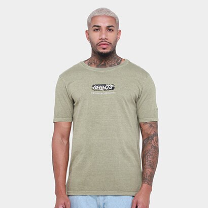 Camiseta New Era Camo Masculina - Verde
