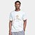 Camiseta New Era Club House Los Angeles Lakers Masculino - Cinza