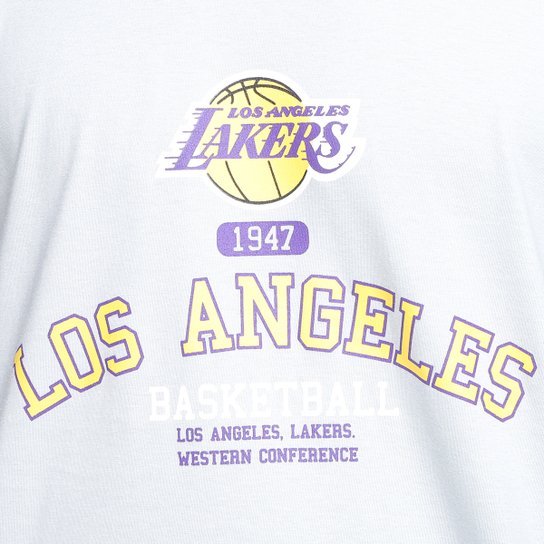 Camiseta New Era Club House Los Angeles Lakers Masculino