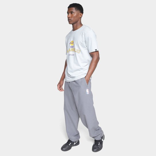 Camiseta New Era Club House Los Angeles Lakers Masculino