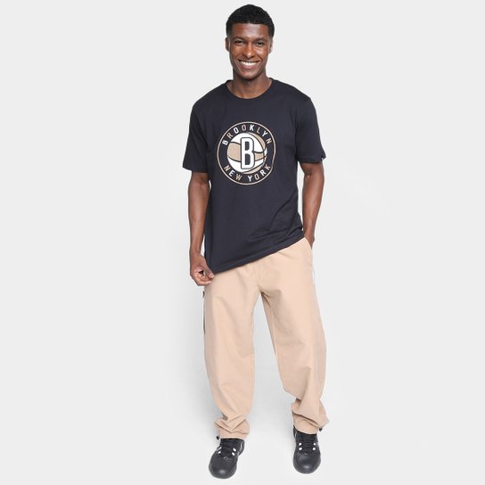 Camiseta New Era Core Brooklyn Nets Masculina