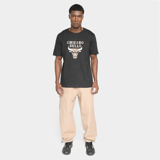 Camiseta New Era Core Chicago Bulls Masculina