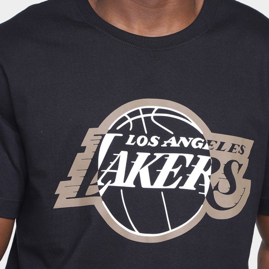 Camiseta New Era Core Los Angeles Lakers I Masculino