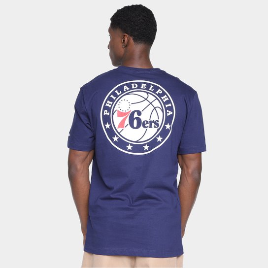 Camiseta New Era Core Philadelphia 76Ers Masculina
