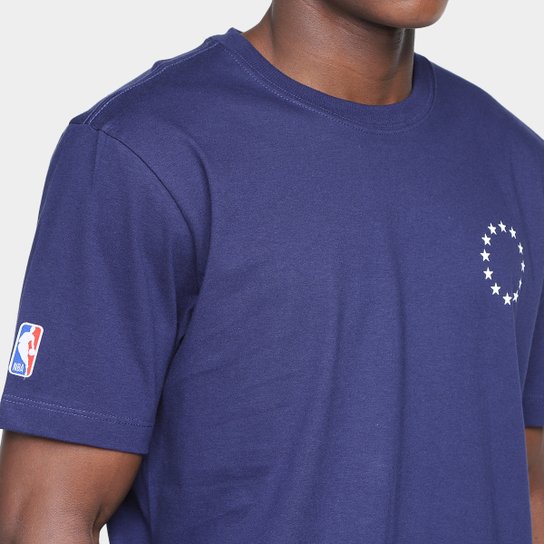 Camiseta New Era Core Philadelphia 76Ers Masculina
