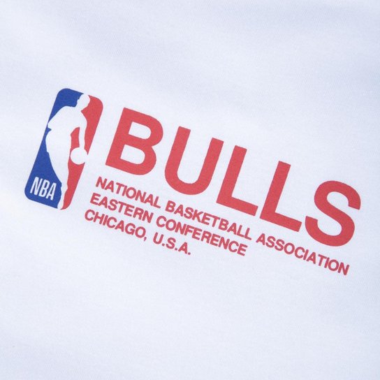 Camiseta New Era Manga Longa NBA Chicago Bulls Institutional Style