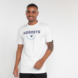 Camiseta New Era NBA Charlotte Hornets Core Basketball Masculina