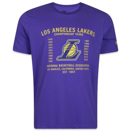 CAMISETA NEW ERA NBA LOS ANGELES LAKERS ALL BUILDING