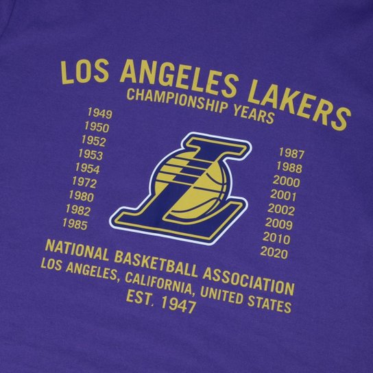 CAMISETA NEW ERA NBA LOS ANGELES LAKERS ALL BUILDING