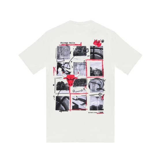 CAMISETA NEW ERA NBA PHOTOGRPHC PRINT REG TEE CHIBUL WHI