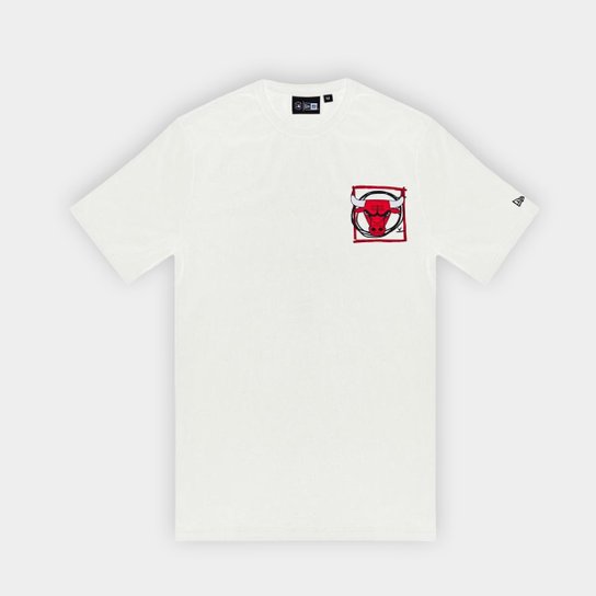 Camiseta New era NBA Photogrphc Print Reg Tee Chibul Whi