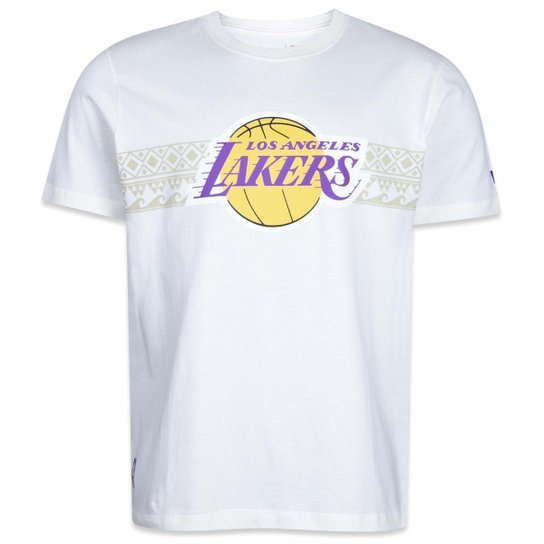 Camiseta New Era NBALos Angeles Lakers Cultural Remixes Masculino