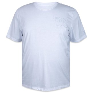 Camiseta New Era Plus Size Regular NBAChicago Red Bulls Masculino