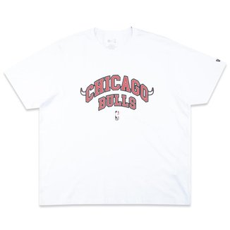 Camiseta New Era Plus Size Regular NBAChicago Red Bulls Masculino