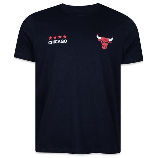 Camiseta New Era Regular Chicago Bulls Action Winter Sports