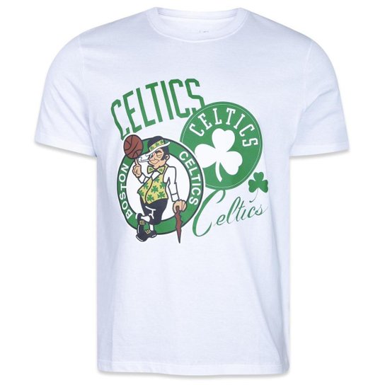 CAMISETA NEW ERA REGULAR NBA BOSTON CELTICS WORLD OF LOGOS