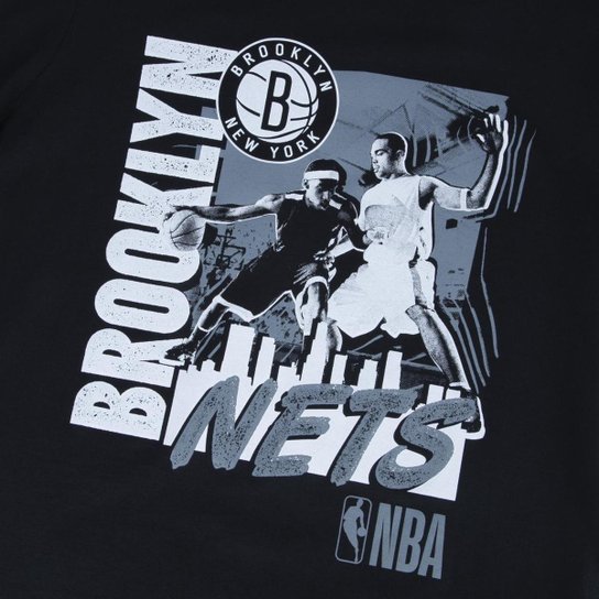 CAMISETA NEW ERA REGULAR NBA BROOKLYN NETS CORE