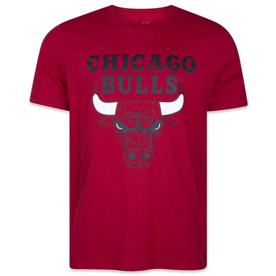 CAMISETA NEW ERA REGULAR NBA CHICAGO BULLS WORLD OF LOGOS