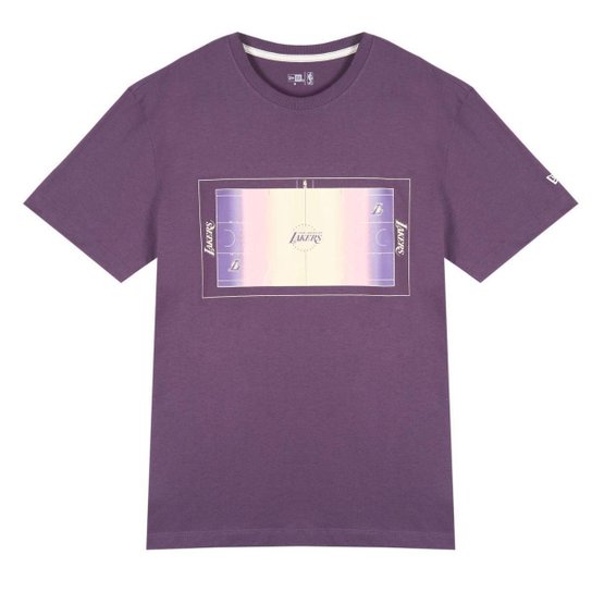Camiseta New Era Regular NBA Los Angeles Lakers Sunset