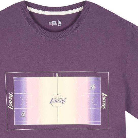 Camiseta New Era Regular NBA Los Angeles Lakers Sunset