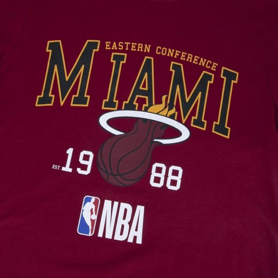 CAMISETA NEW ERA REGULAR NBA MIAMI HEAT SPORT