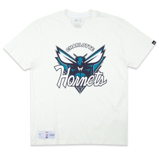 Camiseta New Era Regular NBACharlotte Hor Nets Fanpage Masculino