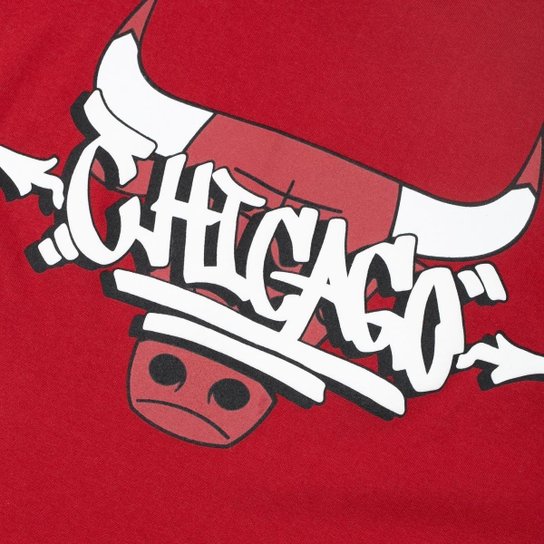 Camiseta New Era Regular NBAChicago Red Bulls Core Street Masculino