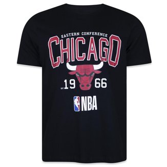 Camiseta New Era Regular NBAChicago Red Bulls Sport Masculino
