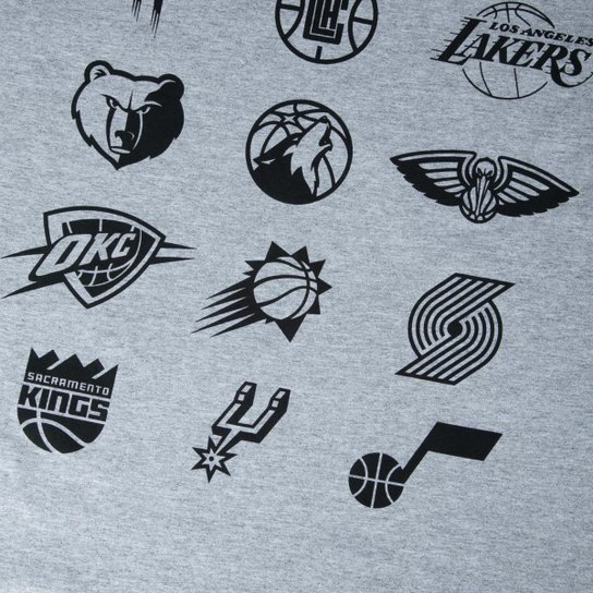 Camiseta New Era Regular NBACore Masculino