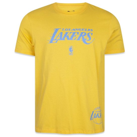 Camiseta New Era Regular NBALos Angeles Lakers Action Vacation Memories Masculino