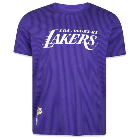 Camiseta New Era Regular NBALos Angeles Lakers Core Masculino