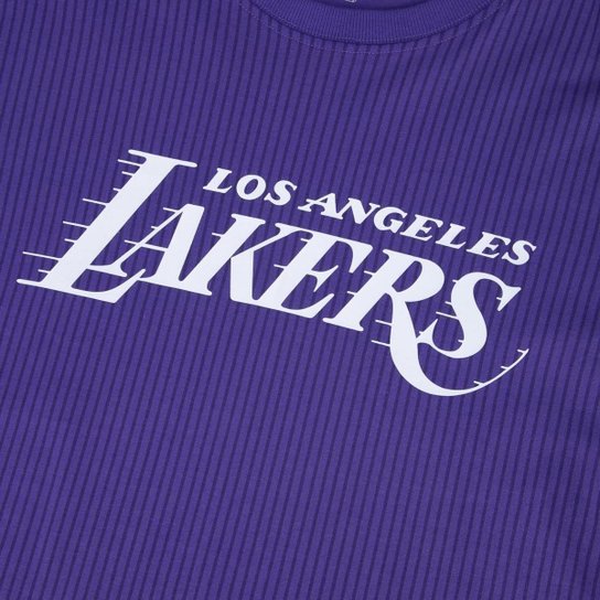 Camiseta New Era Regular NBALos Angeles Lakers Core Masculino