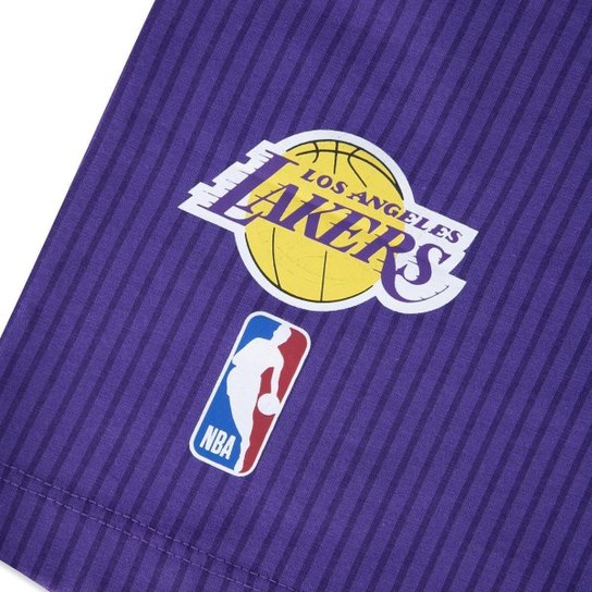 Camiseta New Era Regular NBALos Angeles Lakers Core Masculino