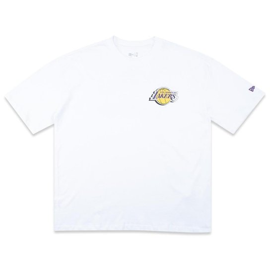 Camiseta New Era Regular NBALos Angeles Lakers Core Street Masculino