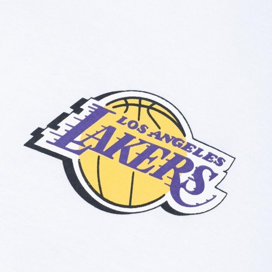 Camiseta New Era Regular NBALos Angeles Lakers Core Street Masculino