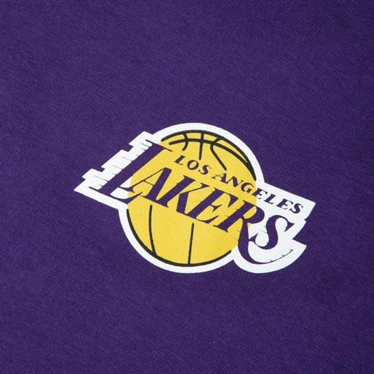 Camiseta New Era Regular NBALos Angeles Lakers Institutional Style Masculino