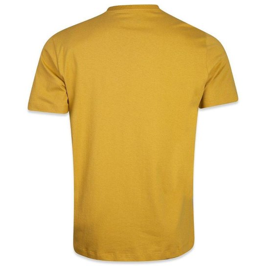 Camiseta New Era Toronto Raptors NBACore Mostarda Masculino